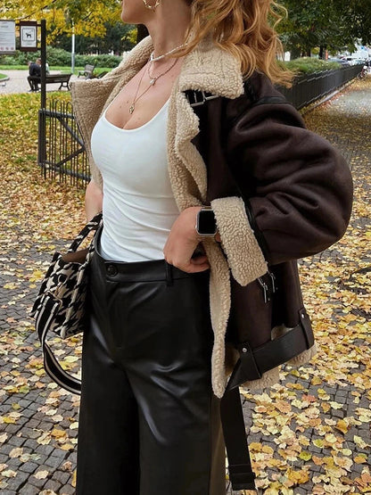 Yellow polyester jacket with minimal design and regular fit, featuring a zip closure and side pockets.