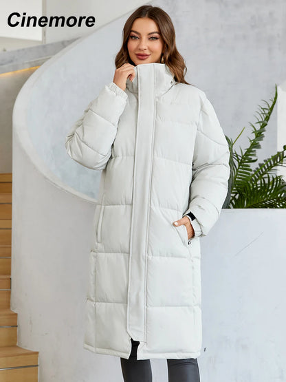 Women’s Winter Jacket - Warm Long Hooded Parka-1