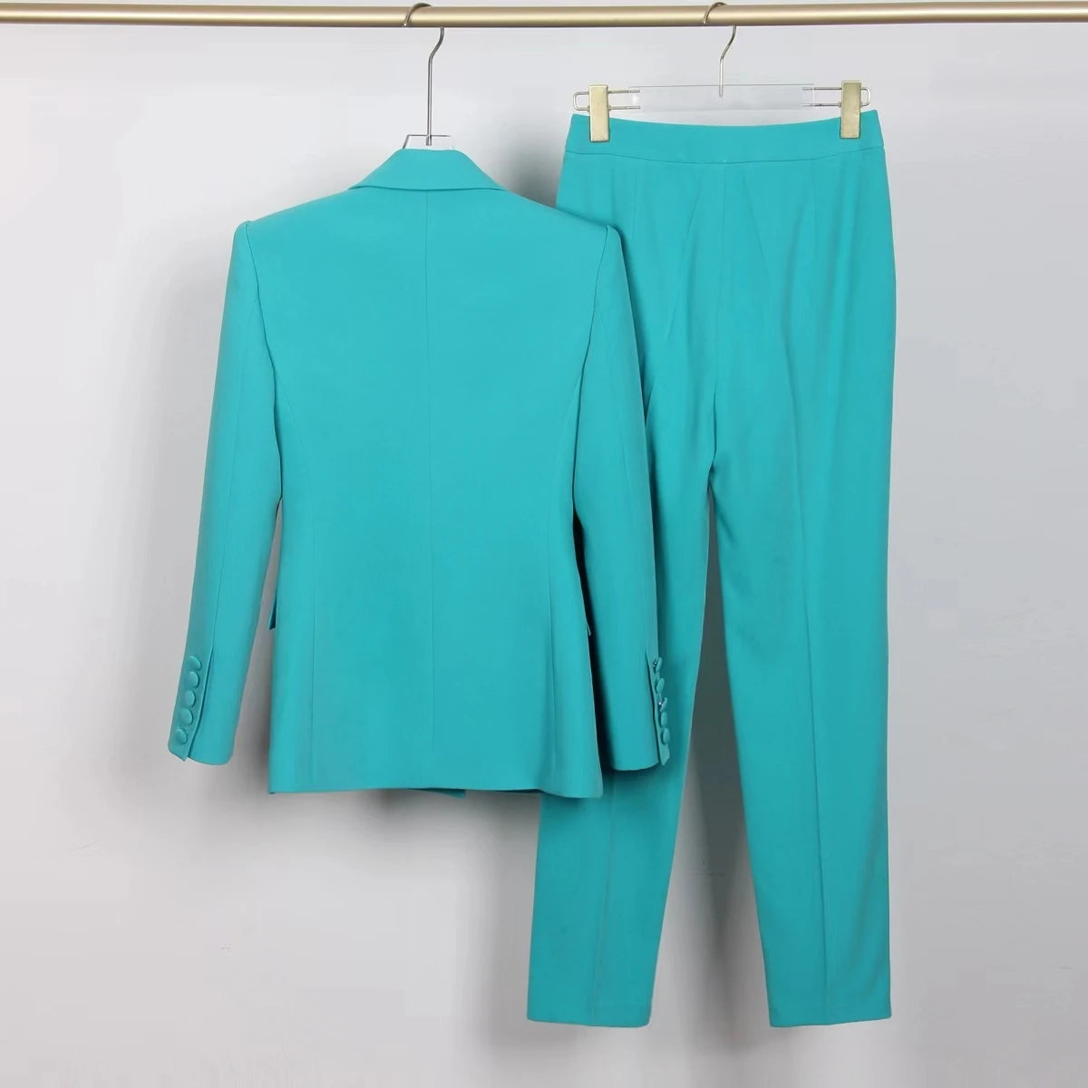 High Quality Fashion Blazer - Women’s Suit Set Slim Pants