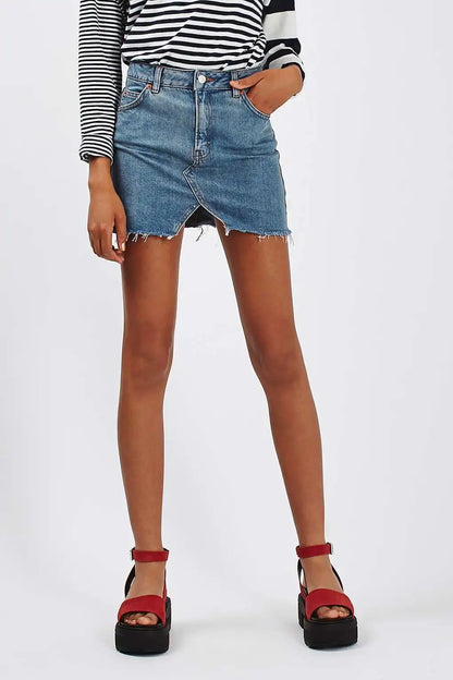 Summer Denim Skirt Fashion Mini Star Style Jeans