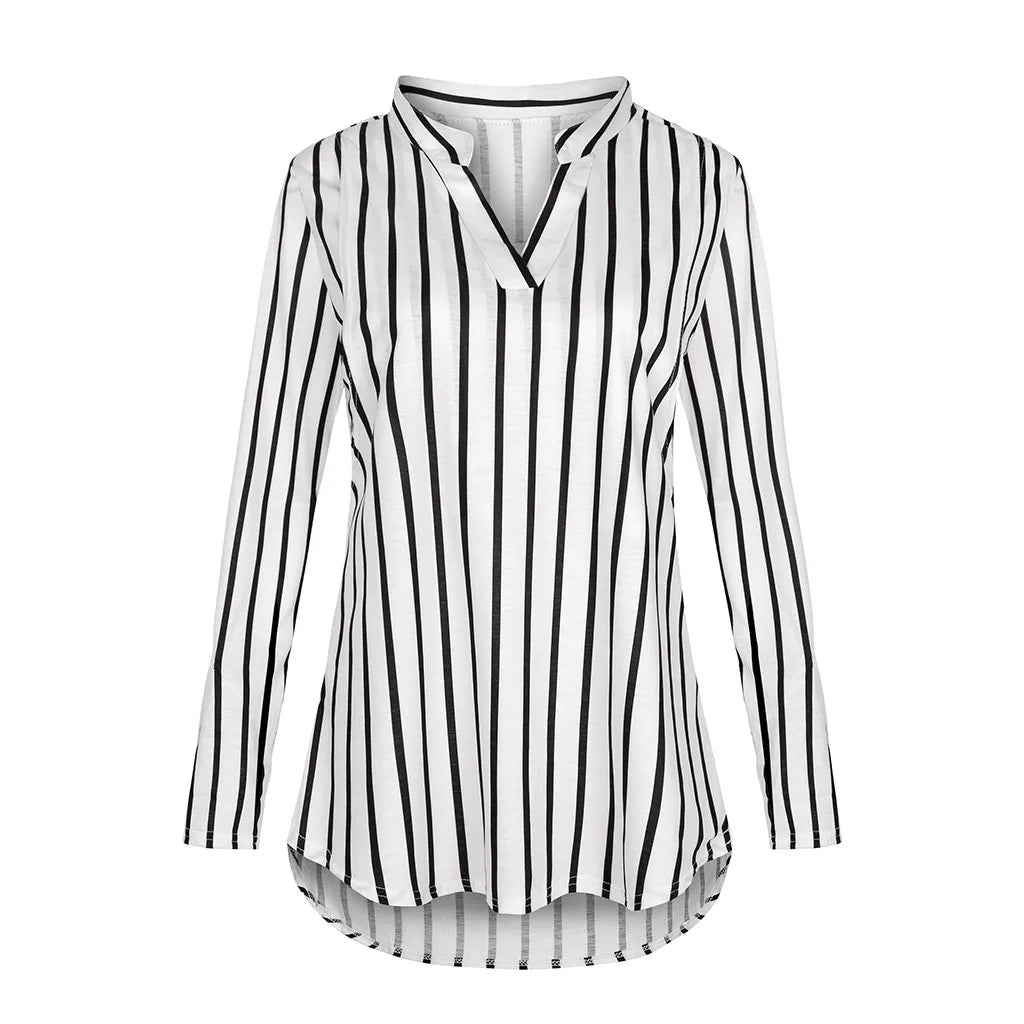 New Fashion Maternity Blouses Long Sleeve Striped Nursing Tops