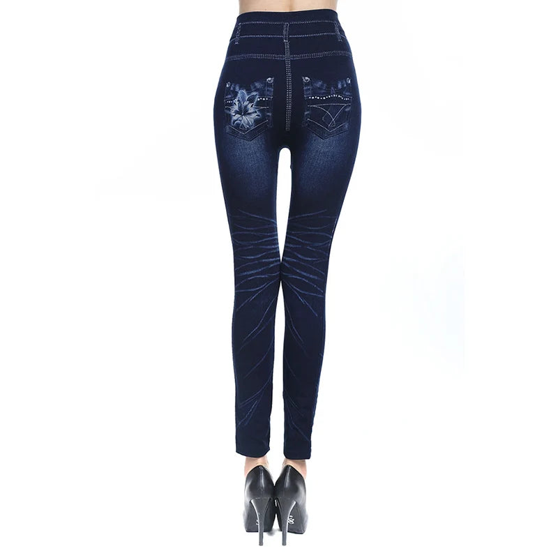 Hot Sexy Women's Jean Skinny Jeggings High Waist Leggings