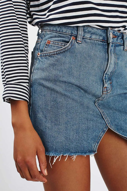 Summer Denim Skirt Fashion Mini Star Style Jeans