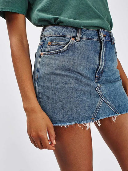 Summer Denim Skirt Fashion Mini Star Style Jeans