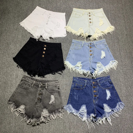 Fashion Casual Summer Cool Women's Denim Booty Shorts High