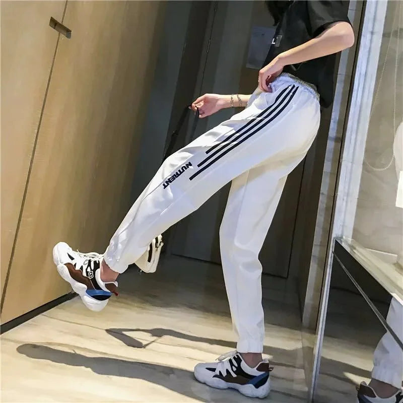 Streetwear Women's Sweatpant Casual Loose Black Baggy Harem Pants Women's Jogger