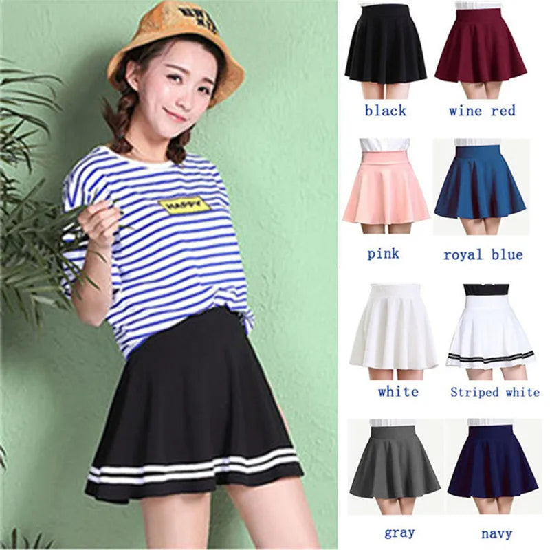 Winter And Summer Style Brand Women's Skirt Elastic Faldas