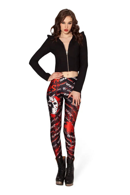 Ladies Women's Skull Legging Jeggings Fitness Printed Leggings