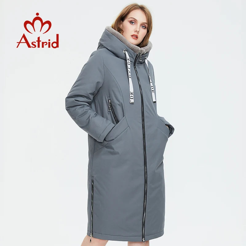 Women’s Winter Parka - Long Casual Mink Fur