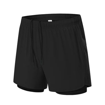 Running Shorts High Waist Athletic Workout Pockets Gym Tennis