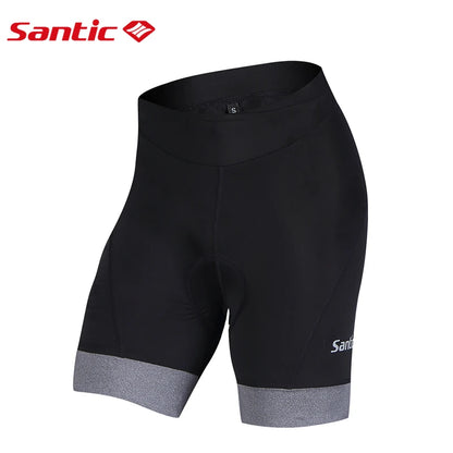 Santic Women's Cycling Shorts Shockproof Anti-Pilling Riding Shorts