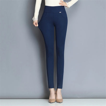 Women's Slim Waist Stretchy Skinny Jeans Korean