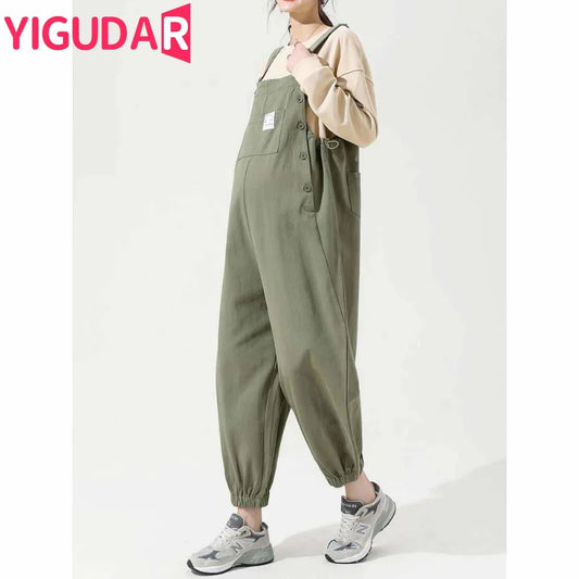 Maternity Overalls - Loose Strap Pants