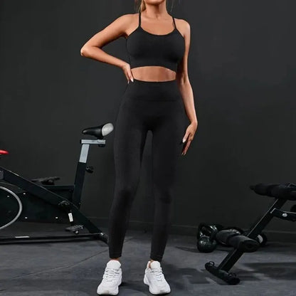 Seamless Yoga Set Sportswear Gym High Waist Suits