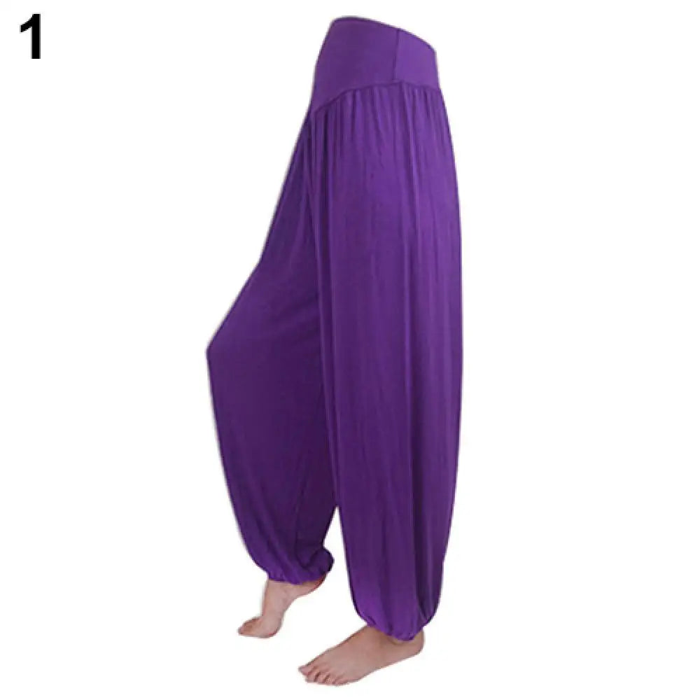 Women's Harem Pants Loose Long Boho Belly Dance Yoga