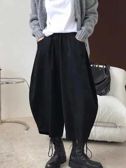 Autumn Casual Harem Pants High Waisted Retro Sweatpants