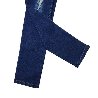 Denim Maternity Jeans - Straight Long Pregnancy