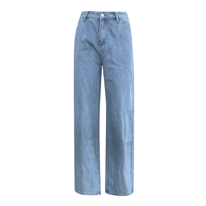 Low Waist Jeans Women's Baggy Straight Leg Y2K Vintage