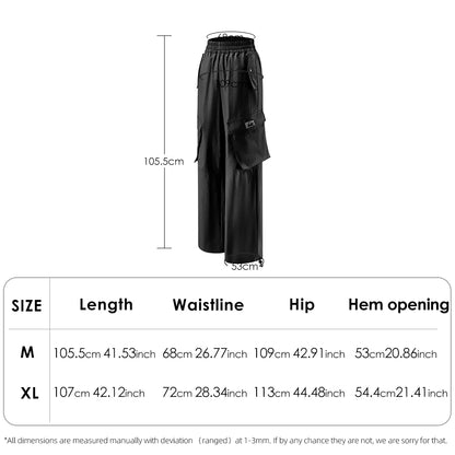 Ohsunny Women's Cargo Pants Spring Summer New Fashion Paper Feeling