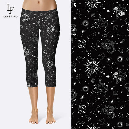 New Arrival 3D Galaxy Print High Waist Fitness Leggings