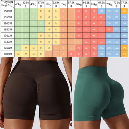 Cloud Hide Women's Workout Yoga Shorts Fitness High Waist