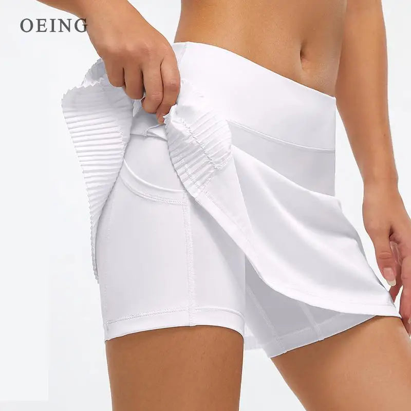 Women's Sports Tennis Skirts Fitness Running Shorts