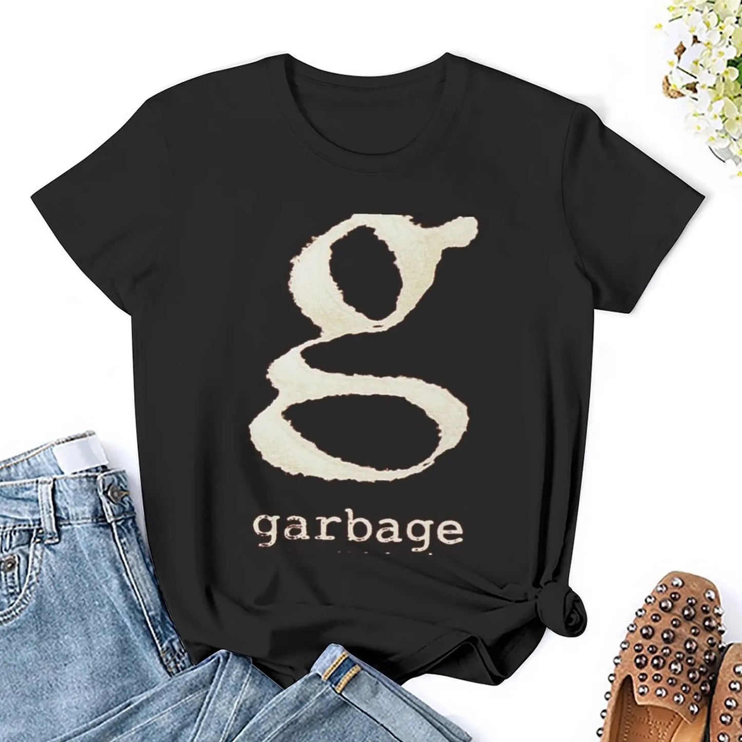 Not Your Kind Music Of Garbage People Band T-Shirt shirts graphic tees Blouse korean Women's clothes