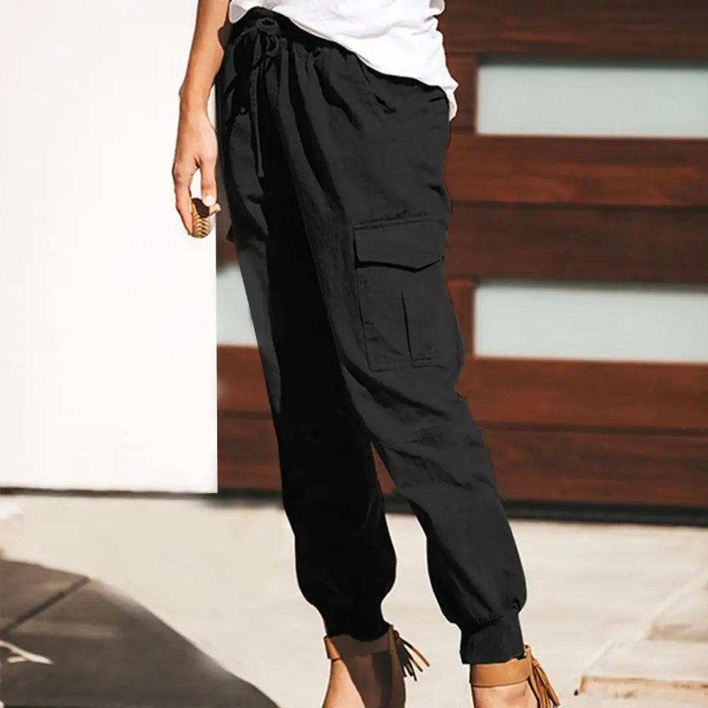 Summer New Women's Solid Harem Pants Korean Fashion Casual