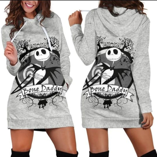 Jack Skellington Hoodie Dress - Disney Sweatshirt