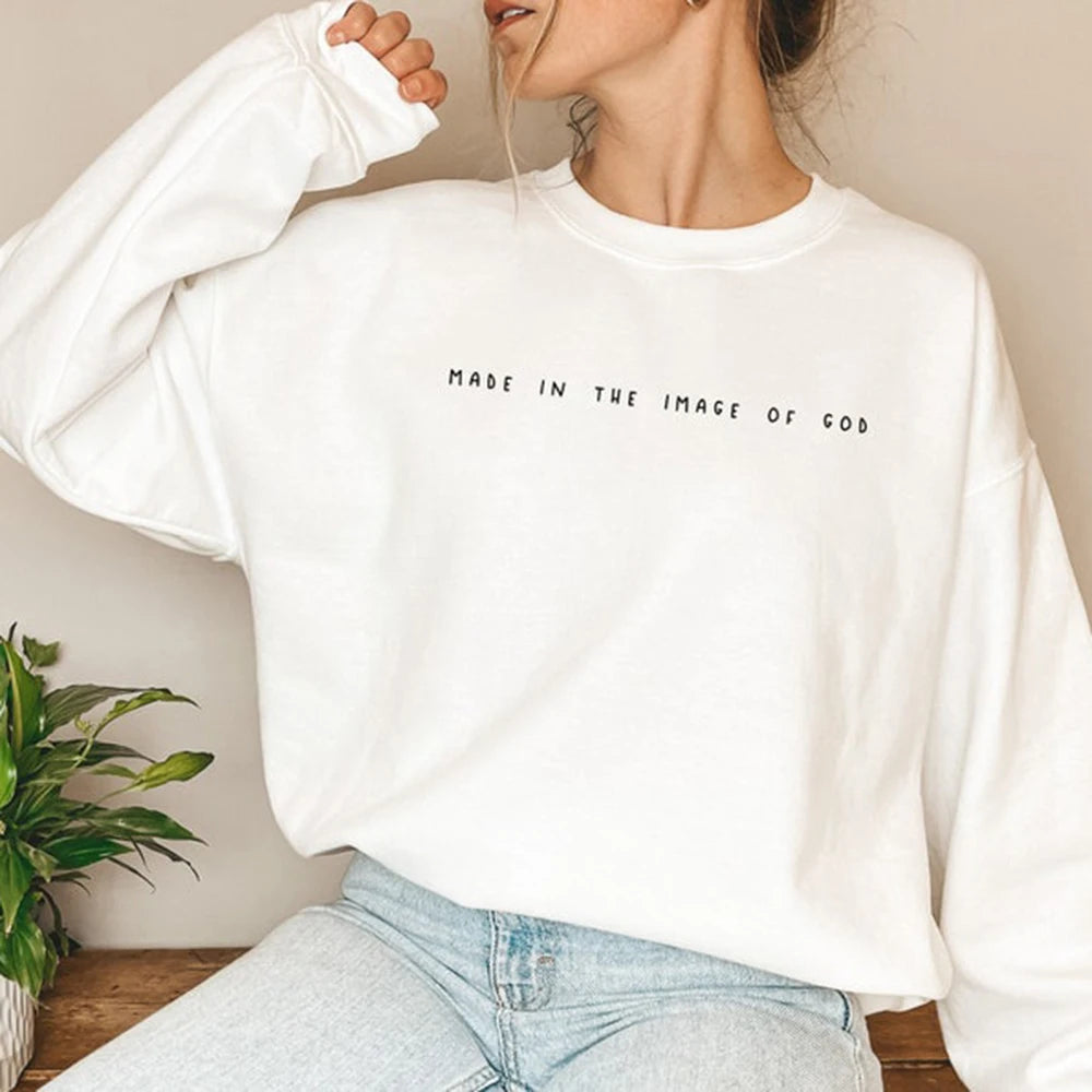 Christian Faith Sweatshirt - "Made In The Image of God"