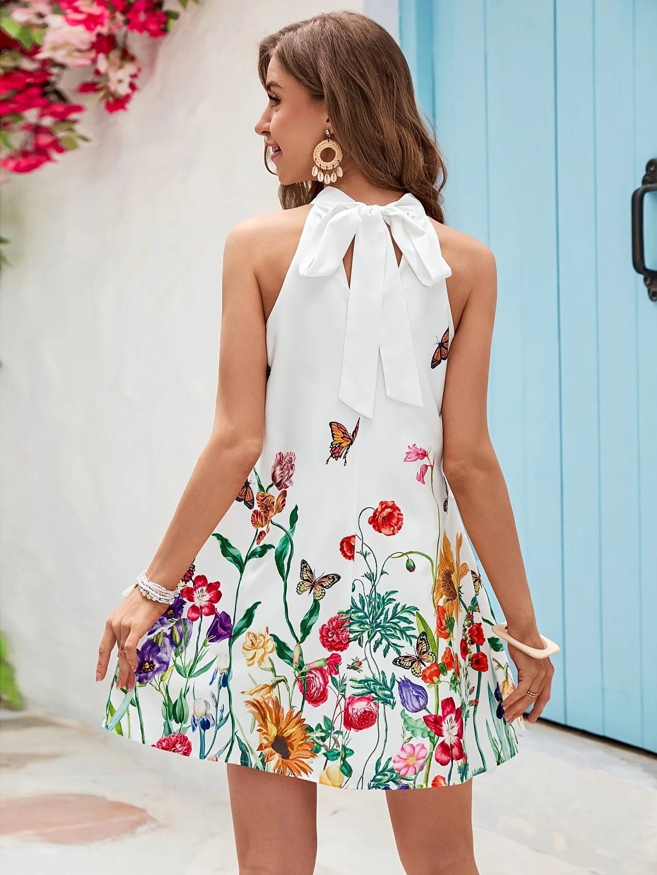 New Women's Sleeveless Dress Holiday Style Summer Dress