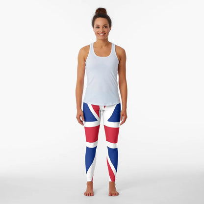 UK Great Britain Royal Union Jack Flag Leggings