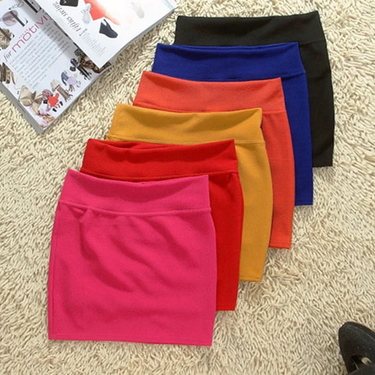 Black Micro Mini Skirts Summer Sexy Girls Casual Package