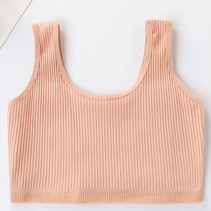 New Fashion Women Sexy Camis Solid Summer Crop Top Female Casual Breathable Tank Tops Vest Sleeveless Streetwear Tanks Teenager