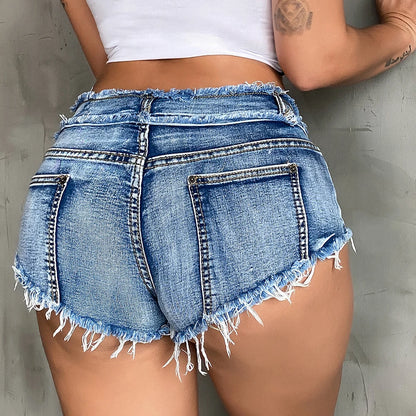 Sexy New Summer Low Waist Plus High Elastic Jeans