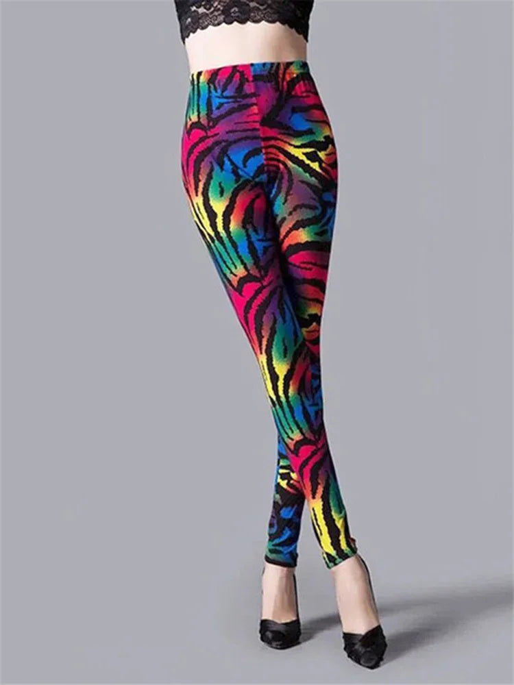 Fitness Leggin Sexy New Fashion Women's Leggings Printing Stretch