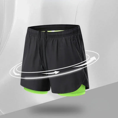 Cycling Shorts Fast Dry Three-Point Lined Training Bodybuilding