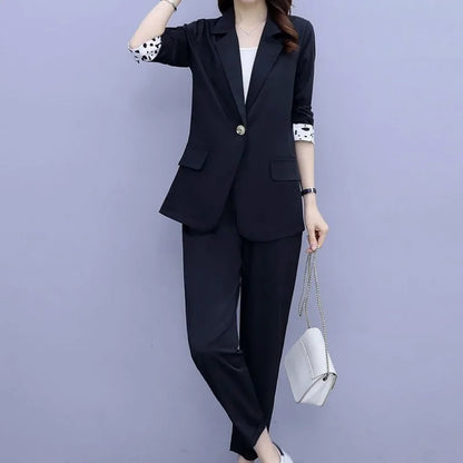 Women’s Summer Blazer Set - Casual Thin Matching