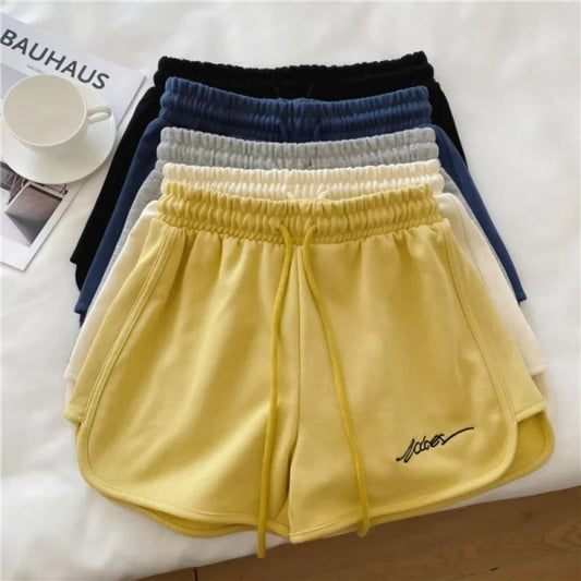 Shorts Women's 2024 High Waisted Fashion Candy Hotpants Casual