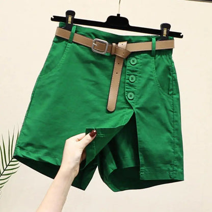 Pure Cotton Casual Shorts Women's Summer Wear Korean