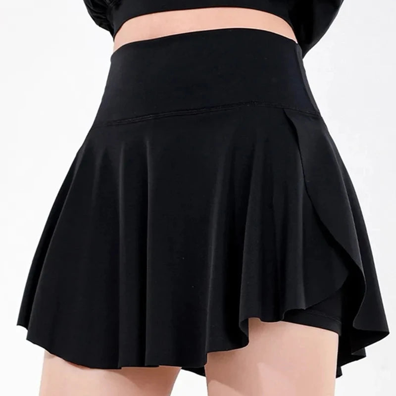 Summer Mini Skirts Women's Elastic High Waist Line