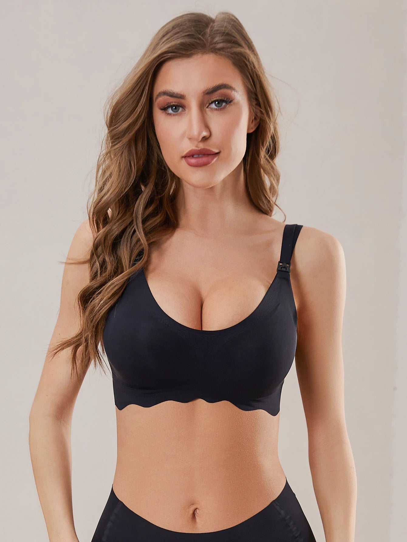 New Traceless Comfortable Ultra Thin Detachable Breastfeeding Bra