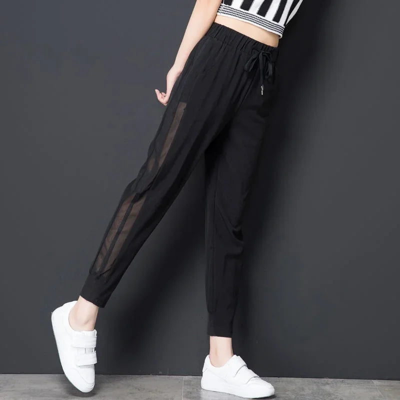 Sweatpants Harem Women's Pants Black Joggers Jogging Trousers