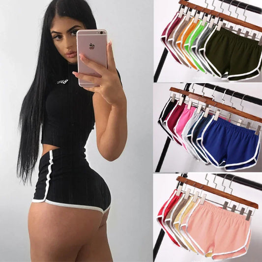 Women's Sports Yoga Shorts Cotton Blend Women's Summer Anti Emptied