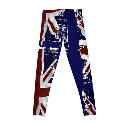 Patriotic Union Jack Flag Leggings Women's Gym Sportswear