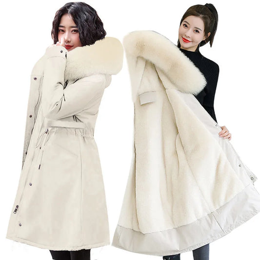 Winter Warm Coat - Plus Size 5XL Ladies Parka