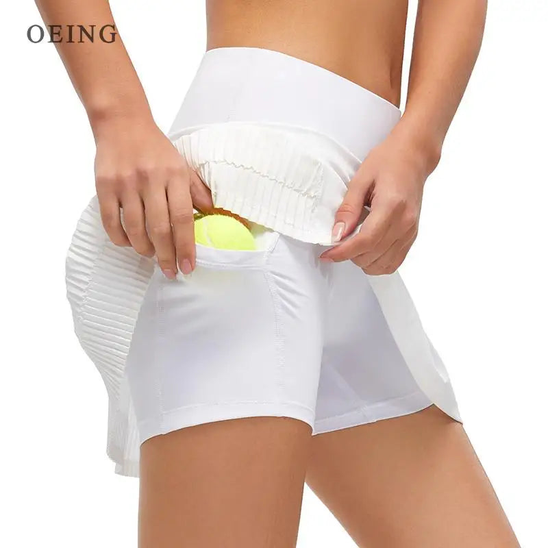 Women's Sports Tennis Skirts Fitness Running Shorts