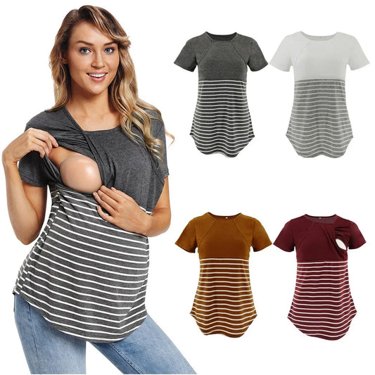 Maternity Nursing Top - Long Sleeve Blouse