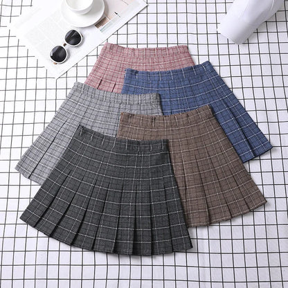 Summer Skirt Women's Korean Style Chic Elegant Pleated Skirt