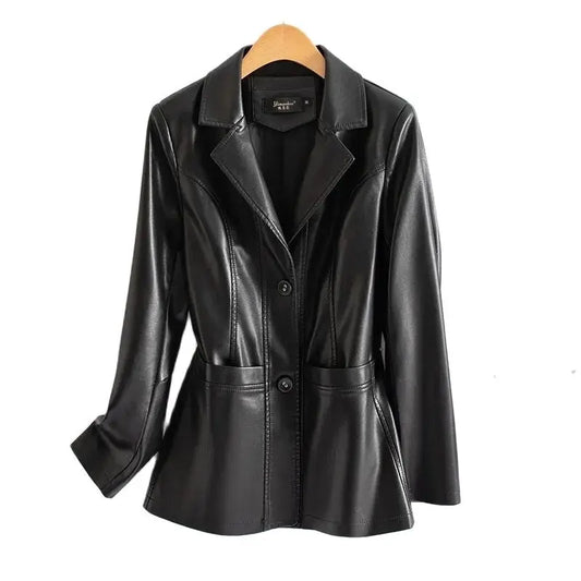 Women's Sheepskin Jacket - Slim Blazer